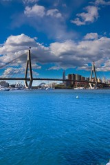 Fototapeta premium Panoramic View of Sydney CBD Skyline and the Harbour foreshore 