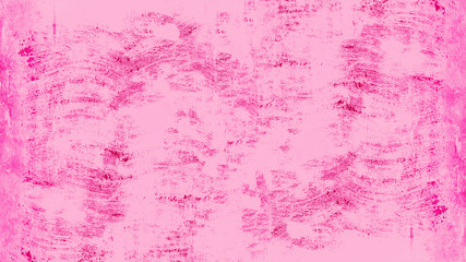 Abstract pastel pink painted colored spotted scratched paper texture background