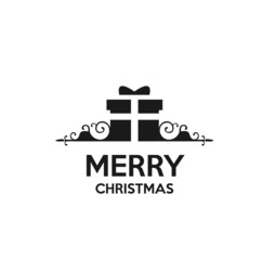 Merry Christmas Calligraphic card