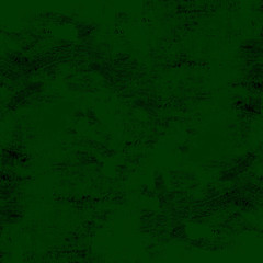 Abstract dark green painted colored spotted scratched paper texture background square