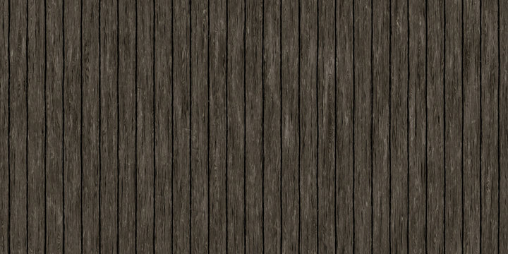 Grunge old brown vertical wood plank seamless, 3D illustration wooden floor texture board