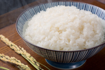 白米と稲穂