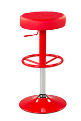 Modern bar chair on a white background .