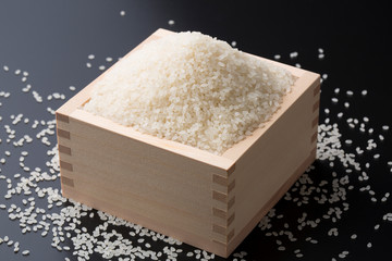 白米と升