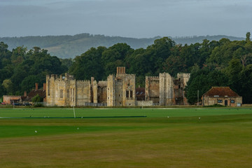 August walk around Cowdray Park, West Sussex, England, UK
