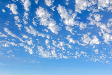 panorama blue sky and clouds