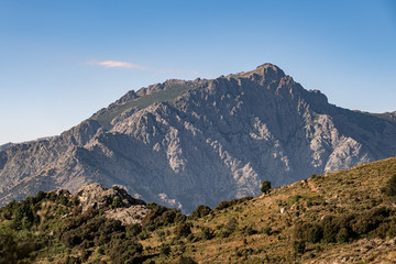 Monte Padro mountain in Corsica