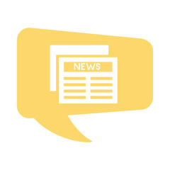 news paper flat style icon