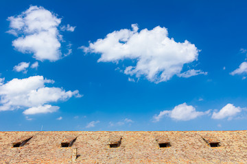 Roof of an old abandoned warehouse