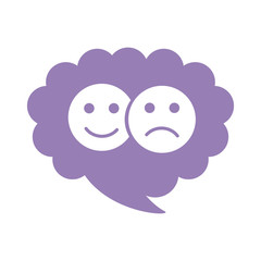 emojis faces flat style icon