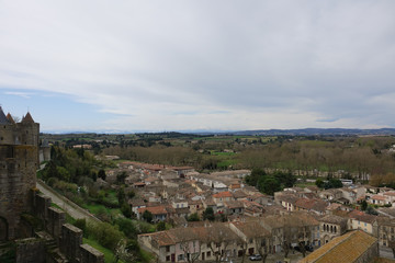 Fototapeta premium Carcassone France medieval 