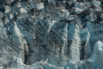 Glacier in Alaska, USA.