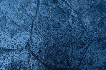 Water droplets on the floor, wet background
