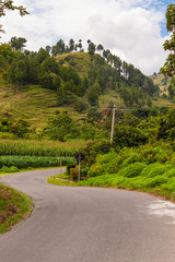 Samosir island in Lake Toba, Sumatra, Indonesia