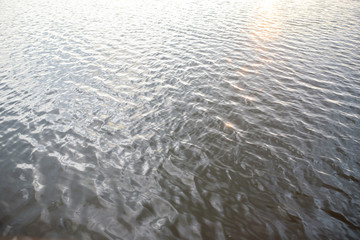 The texture of calm sea waves. Abstract background.