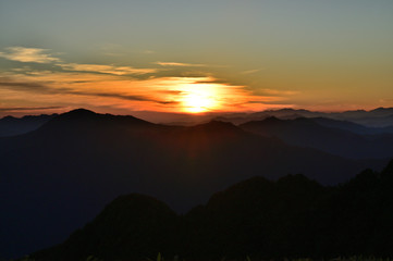 瓶ヶ森と石鎚山の夏