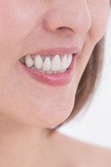 Obraz premium 女性の口元