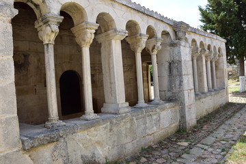 Fototapeta premium Park Archeologiczny Apollonia Fiera Albania Monastery of Saint Mary 