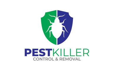 Pest Control, Removal and Disinfection Service Logo design