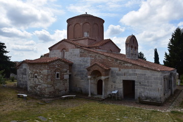 Fototapeta na wymiar Park Archeologiczny Apollonia Fiera Albania Monastery of Saint Mary 