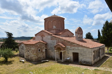 Fototapeta na wymiar Park Archeologiczny Apollonia Fiera Albania Monastery of Saint Mary 