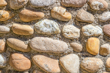 Hintergrund Textur mit großen Kieselsteinen