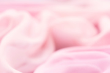 blurred defocused pink airy fabric texture, soft pastel colors, lovely pink abstract background - 372701980