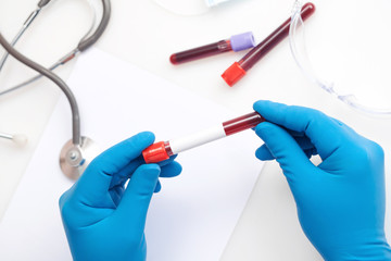 Coronavirus 2019-nCoV Blood Sample.