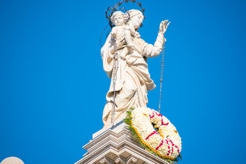 Obraz premium Pontifical Shrine of the Blessed Virgin of the Rosary of Pompei