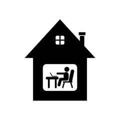 laboratory equipment icon, coronavirus ico n vector symbol isolated illustration white background