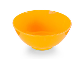 empty bowl isolated on white background