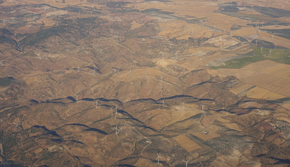 Wind farm in spain