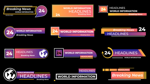 Gradient News Lower Third