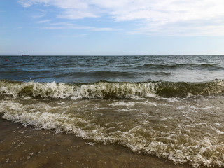 Waves on the black sea