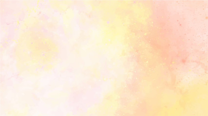 Yellow watercolor background for textures backgrounds and web banners design