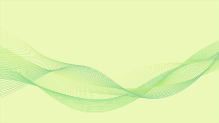 Abstract bright green background with dynamic effect. Vector illustration for design.