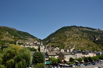 Fototapeta na wymiar Sainte-Enimie (Lozère)