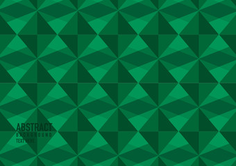 Obraz premium Polygon abstract on a green background. Light green vector shining triangular pattern. An elegant bright illustration. The triangular pattern for your business design.