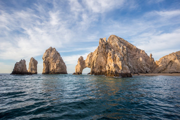 Naklejka premium The arch of Cabo San Lucas, is a distinctive rock formation at the southern tip of Cabo San Lucas, which is itself the extreme southern end of Mexico's Baja California Peninsula. 