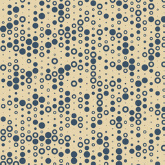 Abstract Color Halftone Dots generative art background illustration