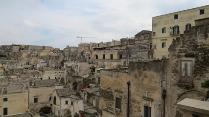 Fototapeta na wymiar Buildings in South Italy.