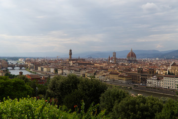 Obraz premium View of Florence from Piazzale Michelangelo