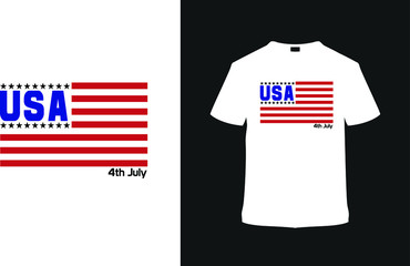 4th July T shirt Design, Vintage t shirt, apparel, vector, eps, emblem, template