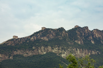 View of the Great Wall of China, near Beijing