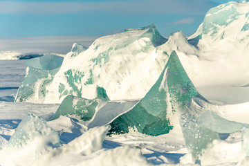 ice crystals on Swalbard