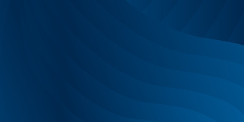 Abstract shiny dark blue waves banner background design 