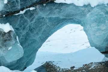 the ice arch on Spitzbergen