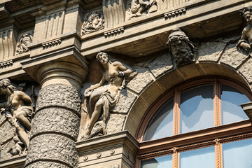 Facade of the Hofburg Palace. Vienna