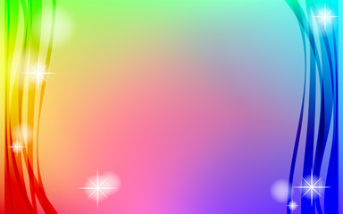 薄い虹色のグラデーションと細い線のアブストラクトカバーデザイン A3 Wall Mural Tkm 薄い虹色のグラデーションと細い線のアブストラクトカバーデザイン A3 Wall Mural Tkm