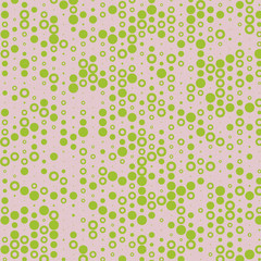 Abstract Color Halftone Dots generative art background illustration